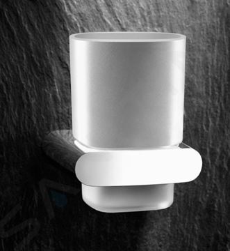 KEUCO ELEGANCE nástenný pohárik, sklo, chróm 11650019000 Obrázek - fotka