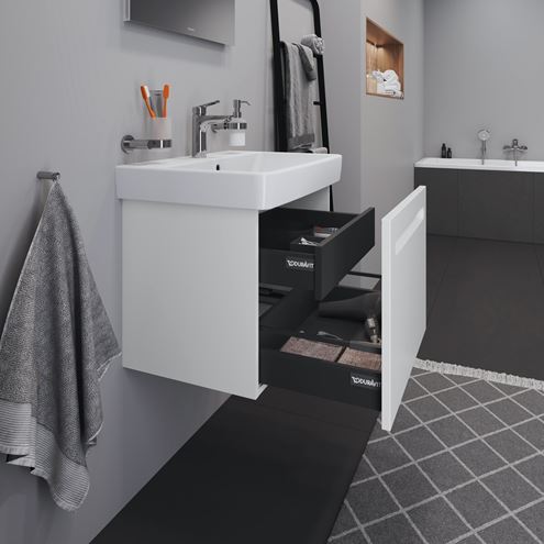DURAVIT NO.1 skrinka pod umývadlo 59x42,6x47,8 cm, 1 zásuvka, White matt N14382018180000 Obrázek - fotka