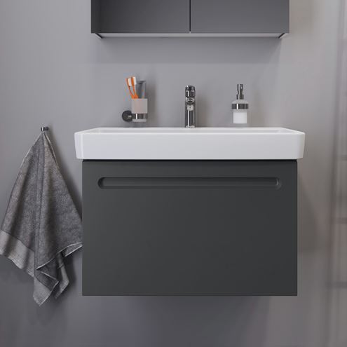 DURAVIT NO.1 skrinka pod umývadlo 74x42,6x47,8 cm, 1 zásuvka, Graphite matt N14283049490000 Obrázek - fotka