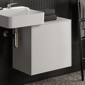 IDEAL STANDARD CONCA nízka skrinka 60x37, 3x55 cm, 1 zásuvka, Push-open, matná biela T4317Y1 Obrázek - fotka