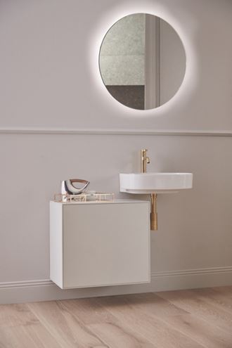 IDEAL STANDARD CONCA nízka skrinka 60x37, 3x55 cm, 1 zásuvka, Push-open, matná biela T4317Y1 Obrázek - fotka