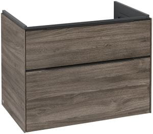 VILLEROY & BOCH SUBWAY 3.0 skrinka pod umývadlo 77,2x47,8x57,6 cm, 2 zásuvky, Stone Oak