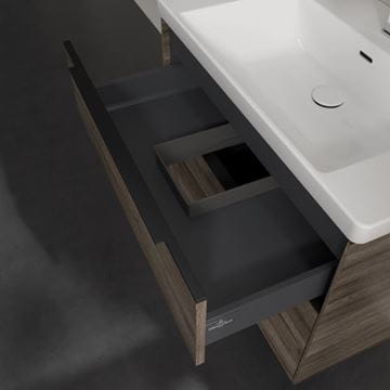 VILLEROY & BOCH SUBWAY 3.0 skrinka pod umývadlo 77,2x47,8x57,6 cm, 2 zásuvky, Stone Oak C57401RK Obrázek - fotka