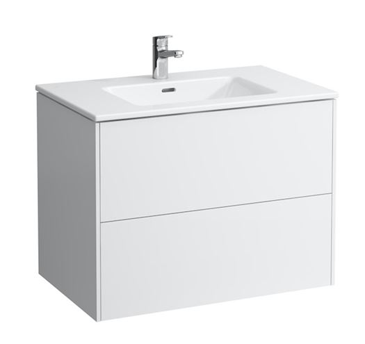 LAUFEN PRO S skrinka s umývadlom 80x50x61 cm, 2 zásuvky, Push-open, s organizérom, matná biela H8649612601041 Obrázek - Hlavní obrázek