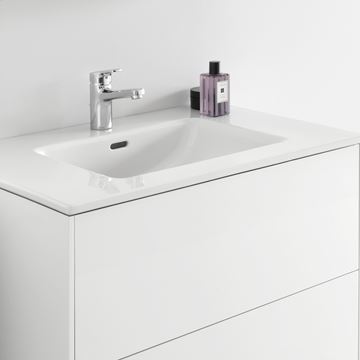 LAUFEN PRO S skrinka s umývadlom 80x50x61 cm, 2 zásuvky, Push-open, s organizérom, matná biela H8649612601041 Obrázek - fotka