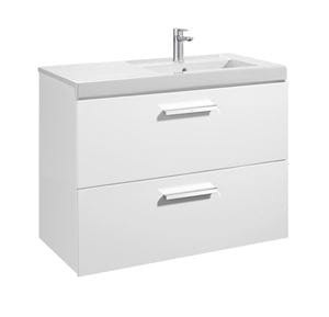 ROCA PRISMA skrinka pod umývadlo 89x46x66, 7 cm, 2 zásuvky, s organizérom, biela