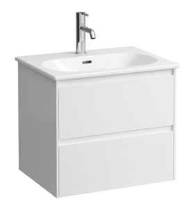 LAUFEN LUA skrinka s umývadlom 60x45,5x52,5 cm, 2 zásuvky, matná biela