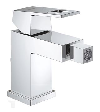 GROHE EUROCUBE bidetová stojanková batéria, s odtokovou súpravou, Water Saving, chróm