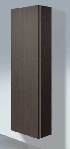 DURAVIT L-CUBE vysoká skrinka 40x24,3x176 cm, 1 dvierka, pánty vľavo, Push-open, Dark Brushed Oak LC1170L7272 Obrázek - fotka