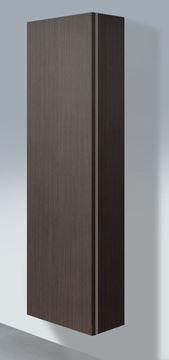 DURAVIT L-CUBE vysoká skrinka 40x24,3x176 cm, 1 dvierka, pánty vľavo, Push-open, Dark Brushed Oak LC1170L7272 Obrázek - fotka