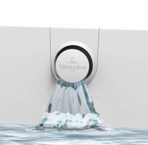 VILLEROY & BOCH krytka prepadu k napúšťacej a odtokovej súprave, Stone White UPCON0136-RW Obrázek - Hlavní obrázek