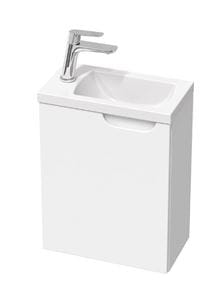 RAVAK SD CLASSIC II 400 skrinka pod umývadlo 40x22x50 cm, 1 dvierka, pánty vľavo, lesklá biela