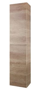 EDEN OLIVÍN vysoká skriňa 40x25x180 cm, 2 dvierka, pánty vpravo, Push-open, dub halifax prírodný
