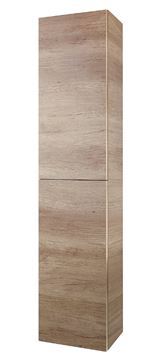 EDEN OLIVÍN vysoká skriňa 40x25x180 cm, 2 dvierka, pánty vpravo, Push-open, dub halifax prírodný