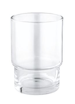 GROHE ESSENTIALS náhradný pohárik bez držiaka, sklo