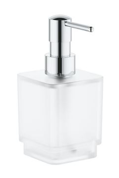 GROHE SELECTION CUBE dávkovač tekutého mydla bez držiaka, sklo, chróm