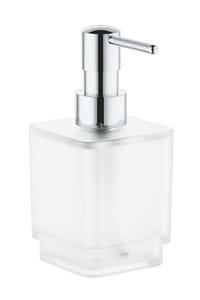 GROHE SELECTION CUBE dávkovač tekutého mydla bez držiaka, sklo, chróm