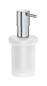 GROHE ESSENTIALS dávkovač tekutého mydla 160 ml, bez držiaka, sklo, chróm