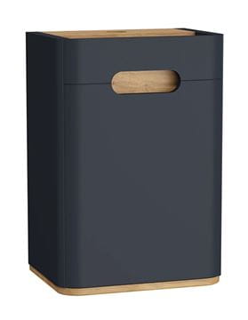 VITRA SENTO nízka skrinka 40x29,5x58 cm, 1 dvierka, pánty vľavo, antracite mat