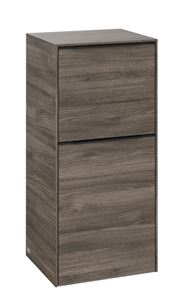 VILLEROY & BOCH SUBWAY 3.0 nízka skrinka 40x36,2x86 cm, 1 zásuvka, 1 dvierka, pánty vľavo, Stone Oak