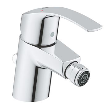 GROHE EUROSMART bidetová stojanková batéria, s odtokovou súpravou, Water Saving, chróm