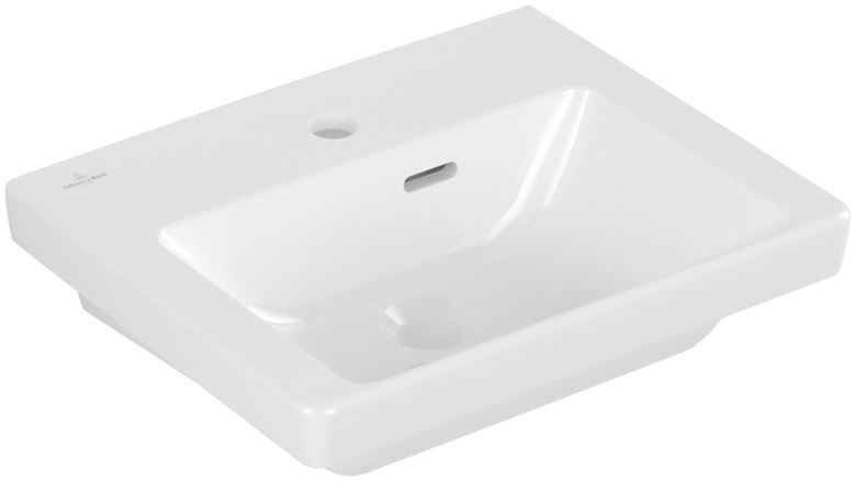 VILLEROY & BOCH SUBWAY 3.0 umývadlo 45 cm, s otvorom pre batériu a prepadom, alpská biela 43704501 Obrázek - Hlavní obrázek