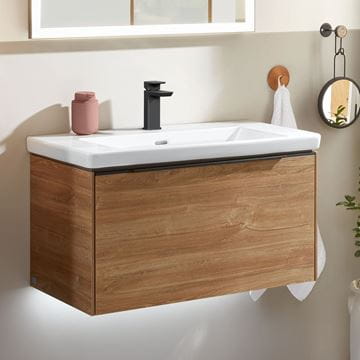 VILLEROY & BOCH SUBWAY 3.0 umývadlo 80 cm, s otvorom pre batériu a prepadom, alpská biela 4A708001 Obrázek - fotka