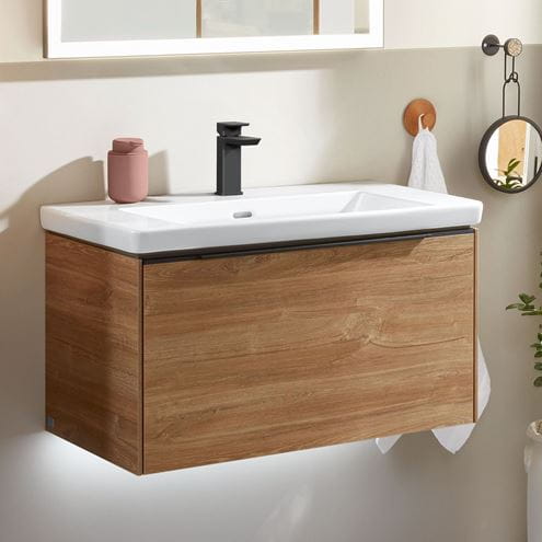 VILLEROY & BOCH SUBWAY 3.0 umývadlo 80 cm, s otvorom pre batériu a prepadom, alpská biela 4A708001 Obrázek - fotka