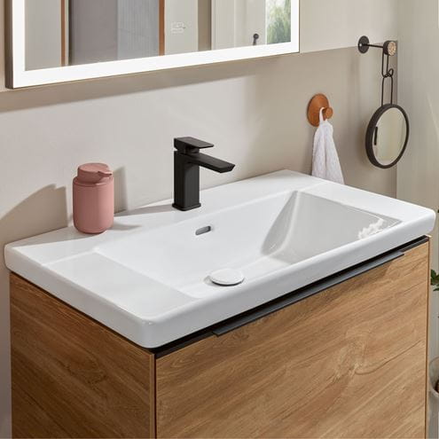 VILLEROY & BOCH SUBWAY 3.0 umývadlo 80 cm, s otvorom pre batériu a prepadom, alpská biela 4A708001 Obrázek - fotka