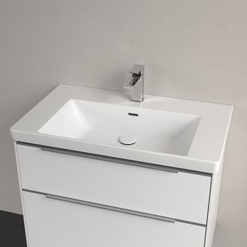 VILLEROY & BOCH SUBWAY 3.0 umývadlo 80 cm, s otvorom pre batériu a prepadom, alpská biela 4A708001 Obrázek - fotka