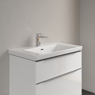 VILLEROY & BOCH SUBWAY 3.0 umývadlo 80 cm, s otvorom pre batériu a prepadom, alpská biela 4A708001 Obrázek - fotka