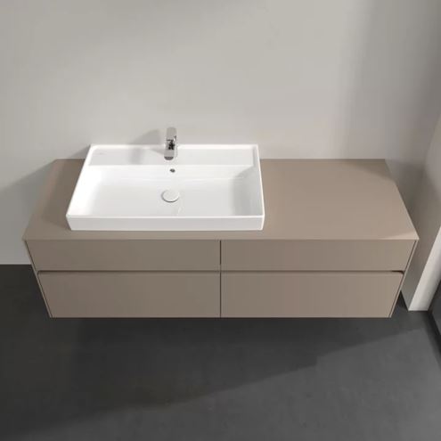 VILLEROY & BOCH COLLARO skrinka pod umývadlo 160x50x54,8 cm, 4 zásuvky, Truffle Grey C02600VG Obrázek - fotka