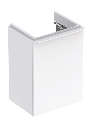 GEBERIT SMYLE SQUARE skrinka pod umývadlo 44,2x35,6x61,7 cm, 1 dvierka, pánty vpravo, lesklá biela 500.350.00.1 Obrázek - Hlavní obrázek