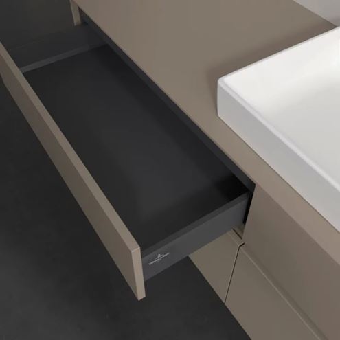 VILLEROY & BOCH COLLARO skrinka pod umývadlo 160x50x54,8 cm, 4 zásuvky, Truffle Grey C02700VG Obrázek - fotka