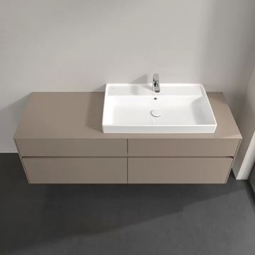 VILLEROY & BOCH COLLARO skrinka pod umývadlo 160x50x54,8 cm, 4 zásuvky, Truffle Grey C02700VG Obrázek - fotka