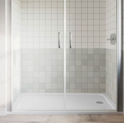KALDEWEI CAYONOPLAN 2255-1 sprchová vanička 75x100 cm, smaltovaná oceľ, bez nosiča 361500010001 Obrázek - fotka