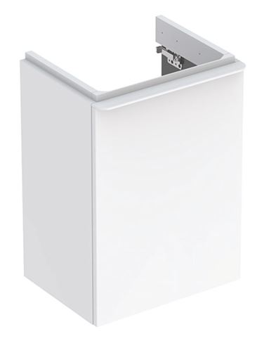 GEBERIT SMYLE SQUARE skrinka pod umývadlo 44,2x35,6x61,7 cm, 1 dvierka, pánty vľavo, lesklá biela 500.351.00.1 Obrázek - Hlavní obrázek