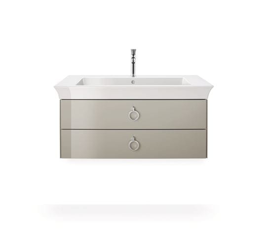 DURAVIT WHITE TULIP umývadlo 105,5 cm, s prepadom 2363100060 Obrázek - fotka