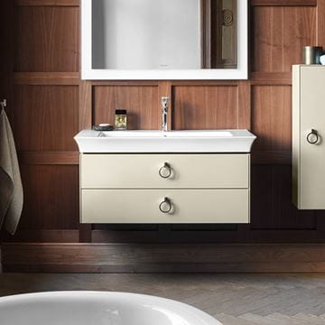 DURAVIT WHITE TULIP umývadlo 105,5 cm, s prepadom 2363100060 Obrázek - fotka
