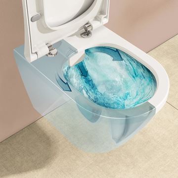 VITRA INTEGRA závesné WC, Rim-ex splachovanie, VitrAhygiene 7041B003-0075 Obrázek - fotka
