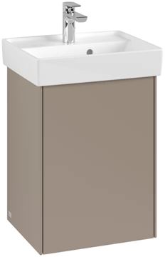 VILLEROY & BOCH COLLARO skrinka pod umývadlo 41x34,4x54,6 cm, 1 dvierka, ľavá, Push-open, Truffle Grey C00500VG Obrázek - fotka