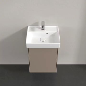 VILLEROY & BOCH COLLARO skrinka pod umývadlo 41x34,4x54,6 cm, 1 dvierka, ľavá, Push-open, Truffle Grey C00500VG Obrázek - fotka
