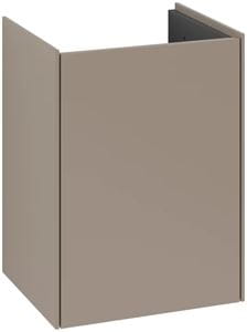 VILLEROY & BOCH COLLARO skrinka pod umývadlo 41x34,4x54,6 cm, 1 dvierka, pravá, Push-open, Truffle Grey