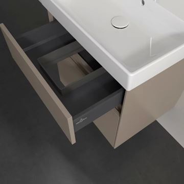 VILLEROY & BOCH COLLARO skrinka pod umývadlo 55,4x44,4x54,6 cm, 2 zásuvky, Truffle Grey C00800VG Obrázek - fotka