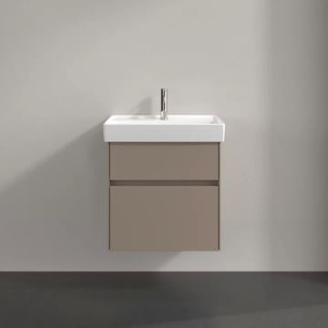 VILLEROY & BOCH COLLARO skrinka pod umývadlo 55,4x44,4x54,6 cm, 2 zásuvky, Truffle Grey C00800VG Obrázek - fotka