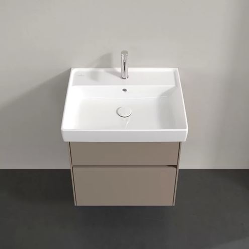 VILLEROY & BOCH COLLARO skrinka pod umývadlo 55,4x44,4x54,6 cm, 2 zásuvky, Truffle Grey C00800VG Obrázek - fotka