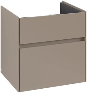 VILLEROY & BOCH COLLARO skrinka pod umývadlo 60,4x44,4x54,6 cm, 2 zásuvky, Truffle Grey