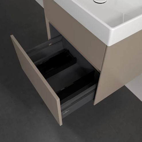 VILLEROY & BOCH COLLARO skrinka pod umývadlo 60,4x44,4x54,6 cm, 2 zásuvky, Truffle Grey C00900VG Obrázek - fotka