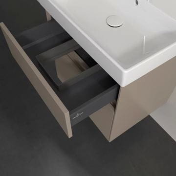 VILLEROY & BOCH COLLARO skrinka pod umývadlo 60,4x44,4x54,6 cm, 2 zásuvky, Truffle Grey C00900VG Obrázek - fotka
