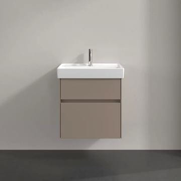 VILLEROY & BOCH COLLARO skrinka pod umývadlo 60,4x44,4x54,6 cm, 2 zásuvky, Truffle Grey C00900VG Obrázek - fotka